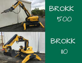 Photo Brokk 500 et Brokk 100 NL CFE Location