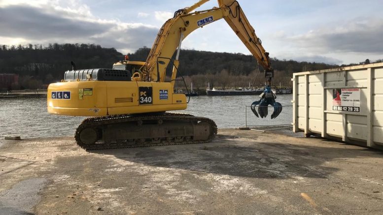 MATÉRIEL CFE LOCATION À DISPOSITION DU GROUPEMENT ETPO BOUYGUES TP RF SUR LA FUTURE GARE PONT DE SÈVRES