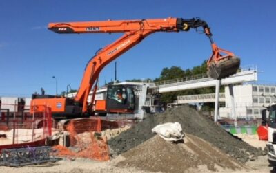 Le matériel CFE Location en action : Chantier à Clichy (92)