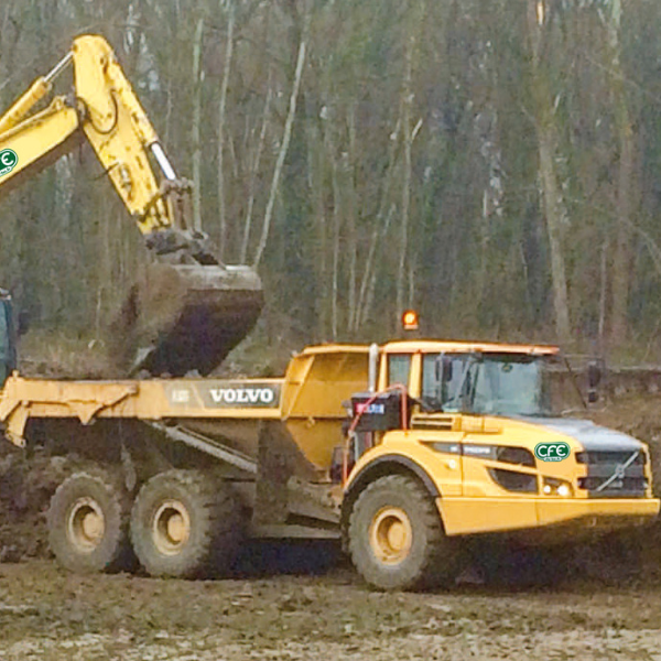 Dumpers Pneus Articulés